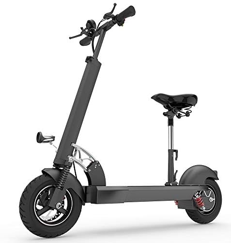 Toodi 10 Inch Adult Electric Scooter, 1000w 48v, 25ah Lithium Battery Speed 50km/h 70km Long Range Foldable Kick Vehicle/E-Skateboard