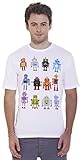 Retreez Funny Colorful Retro Robot Toys Graphic Printed T-shirt