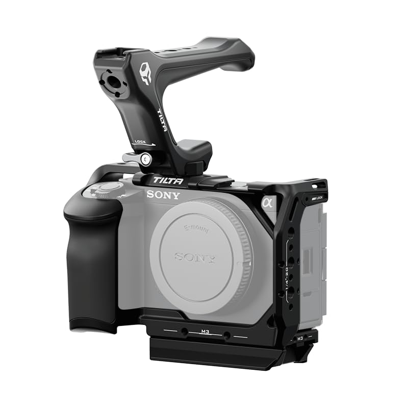 Tilta ZV-E1 Cage,Full Camera Cage Compatible with Sony ZV-E1 Lightweight Kit with NATO Rail and Compact NATO Top Handle - Black TA-T35-B-B — image 1
