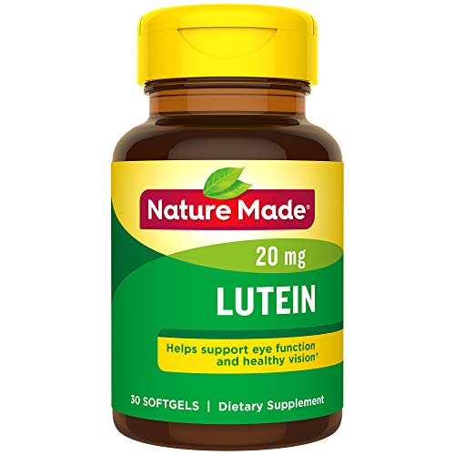 Nature Made Extra Strength Lutein 20mg, 30 Liquid Softgels (Pack of 3