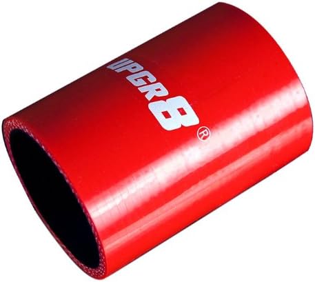 Upgr8 Universal 4-Ply High Performance Straight Coupler Silicone Hose 76mm Length (1.75"(45MM), Red)