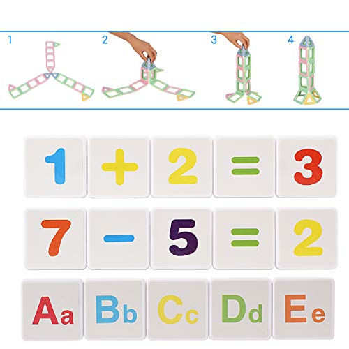 image for Suwayoo Magnetic Blocks-142 PCS Magnetic Tiles Building Blocks Toys, M