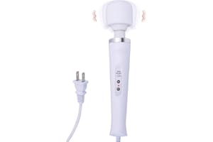 MASANIU Vibrating Massager with 10 Pulse Settings Strong Vibration for Women,Personal Total Body Therapy Massager (White)