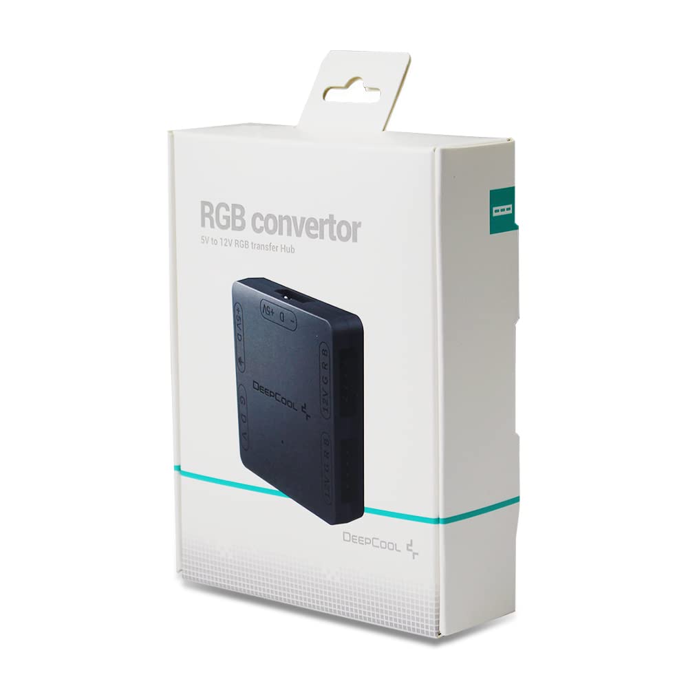 RGB Convertor, 5V ADD-RGB to 12V RGB TransferHub, Motherboard with 4-pin Header can Contorl 5V ADD-RGB Products, Non-Compatible Asrock Motherboard