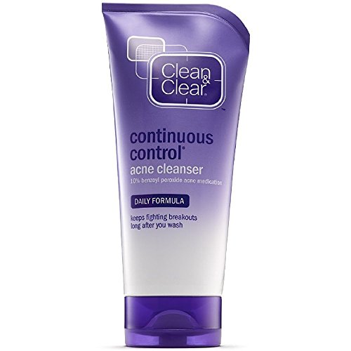 Clean & Clear Continuous Control Acne Cleanser, 5 Ounce (Pack of 2)