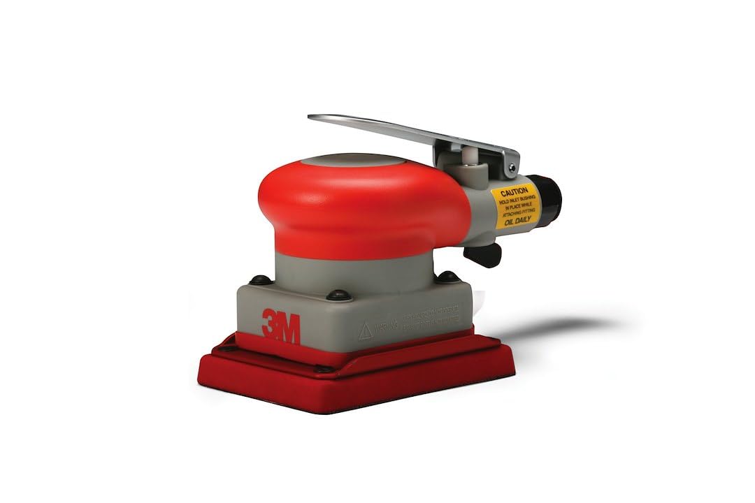 Lijadora orbital sin aspiradora 3M™ 20331, 3 x 4 pulgadas, órbita de 1/8 de pulgada, 10 000 OPM máx., 1 unidad por caja