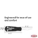 OXO Good Grips Button Hook Dressing Aid Easily Buttons Dress Shirts, Sweaters or Dresses. Comfortable Built Up Handle for Arthritis, Neuropathy, Carpal Tunnel, Limited Dexterity, Parkinsons, Seniors