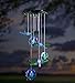 Solar Dragonflies Mobile with Wind Chime