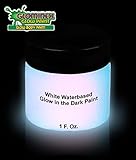 Glominex Glow Body Paint 1oz Jar -White