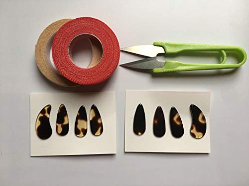 Guzheng Nail Jewelry Nail Cover Banjo or Ukulele Tape Cotton Guzheng Guitar Lute Finger Nail Tape Portable Kite String Instrument Parts Accessories Nail Tape Roll 4pcs - Thumbnail 7