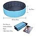 PlayMaty Ball Pits - Folding Portable Baby Kids Play Ball Pool Double Layer Oxford Cloth Not Need to Inflate Stable Ball Pool for Toddler (Balls Not Included) (Blue)