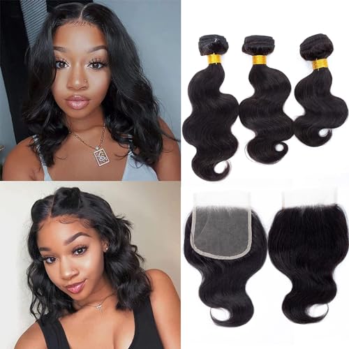 Brazilian Virgin Hair Body Wave 3 Bundles with
