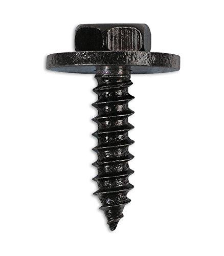Connect 36617 Metal Trim Fastener Screw with captive washer 4.8 x 19 10pc