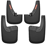 Husky Liners Fits 2009-18 Dodge Ram 1500, 2019 Dodge Ram 1500 Classic, 2010-18 Ram 2500/3500 - with OEM Fender Flares Custom Front and Rear Mud Guard Set