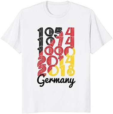 Soccer Germany 1954 1974 1990 2014 2018 Vintage Retro Shirt!