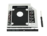 Highfine Universal 9.5mm SATA to SATA 2nd SSD HDD Hard Drive Caddy Adapter Tray Enclosures for DELL HP LENOVO ThinkPad ACER Gateway ASUS SONY SAMSUNG MSI Laptop