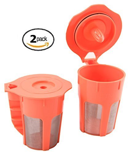 STK Carafes 2 Count Refillable Filters for Keurig 2.0 K350 K550 K250 K450 K300 K500 K400 K460 K560 Brewers By Sterlingtek