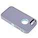 iPhone SE Case,(1nd gen) Lordther [ShieldOn Series] [Military Grade Drop Test] Hybrid Synthetic Rubber TPU Covers with [Screen Protector] Only for iPhone SE 5SE 5 5s (Grey Blue)