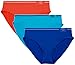 Umbro Women's Seamless Bikini Panties 3 Pack - Nasturium/Blue Assorted - Large