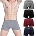 wirarpa Men's Underwear Cotton Stretch Boxer Brief Short Leg Comfort Waistband Underpants 4 Pack Medium