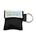 KONMED 50 Pieces CPR Face Shield CPR Mask Keychain with One-way Valve for First Aid or AED Training