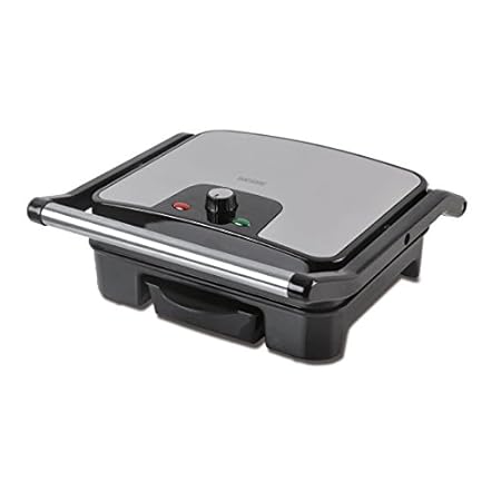 Plancha Gourmet Panini 4 Rebanadas SW-125 Mayware-Acero