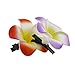 20PCS Sc0nni Hawaiian Foam Flowers Hair Clips Bridal Hair Clips For Wedding Luau Party Beach Wear Poolside Wear Favor Event Decoration(Stylish Classic 5 cm, red，blue，pink，purple，white)