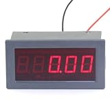 RioRand 0.56" Surface 5 Digits Digital Ammeter +/- 0-199.99mA DC Current Milli-Amps Measurement Ampere Panel Meter Red LED