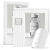 HEALOINE 10 Packs Stem Cell Serum Facial Mask Collagen Face Mask Overnight Korea Hydrating Collagen Face Masks Pore Minimizing, Elasticity Improvement Sheet Mask for All Skin Type Skincare