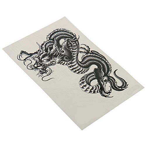 EROSPA® Tattoo-Bogen temporär / Sticker - Drachen Dragon - 15 x 22 cm – Bild 4