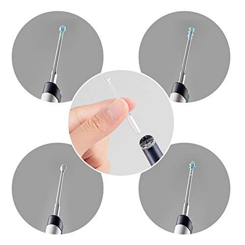 Ear Wax Removal Kit, Ear Cleaner, Electric Earwax Removal Tools, Ear Vacuum Cleaner, Soft Silicone,4 Types Ear Spoons, with LED Light Powerful Suction, Safe & Comfortable for Adults/Kids