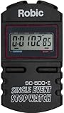 Robic SC-500E Single Event Stopwatch, Black