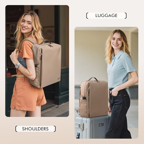 GOLF SUPAGS Stylish Expandable Laptop Backpack for Women Work College Travel Casual Laptop Backpack 17.3 Inch