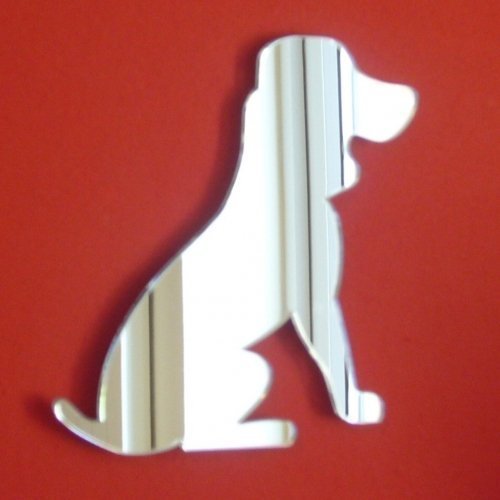 Sendmeamirror Beagle Dog Mirror 12cm x 10cm