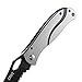 CRKT Pazoda Black Folding Pocket Knife, Serrated Edge 6490K