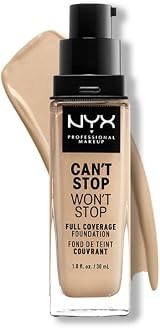 NYX Can’t Stop Won’t Stop Foundation Warm Vanilla 24HR Matte Waterproof