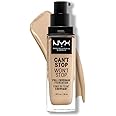 NYX PROFESSIONAL MAKEUP Can't Stop Won't Stop Foundation, 24h Full Coverage Matte Finish - Warm Vanilla