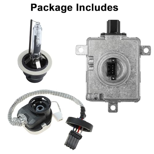 HID Xenon Ballast & D2S Bulb/Igniter Kit For Acura TL, TSX, RDX, MDX - 35W 6000K White Light