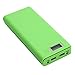 Mimgo Store 30000mAh USB 2 Port Power Bank Case 8x18650 Battery Charger Box DIY For Phone (Green)