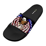 Graphic Flag Eagle Unisex Adults Home Sandal