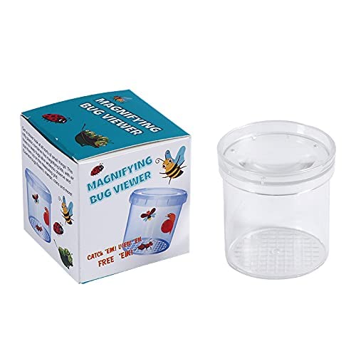 Nature Exploration Tools 8 Piece Bug Viewer Jars - Insect Magnifier ...