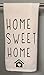 Home Sweet Home kitchen towel Housewarming gift