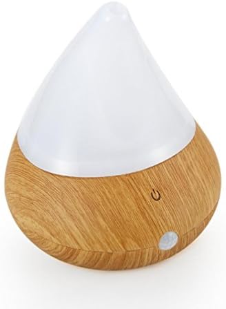 Humidifier,150ml Wood Grain Ultrasonic Cool Mist Whisper-Quiet Humidifier Aromatherapy Essential Oil Diffuser (Light Wood)