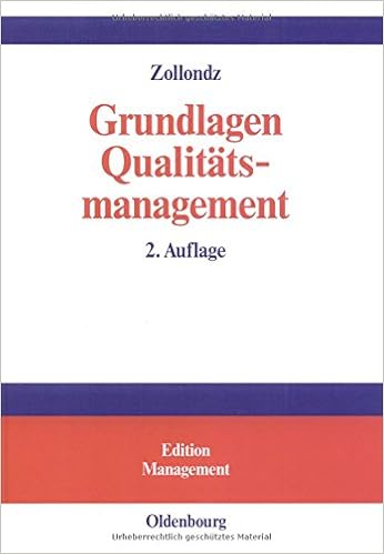 Grundlagen Qualitatsmanagement Einfuhrung In Geschichte Begriffe Zollondz Hans Dieter Amazon De Bucher