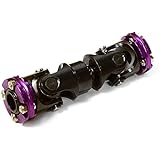 Integy RC Model Hop-ups C26652PURPLE Billet Machined Universal Drive Shaft 45-50mm for Custom 1/14 Semi-Tractor Truck