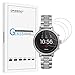 Orzero (4 Pack) For Fossil Women's Gen 4 Q Venture HR Smartwatch Tempered Glass Screen Protector (Upgraded), 2.5D Arc Edges 9 Hardness HD Anti-Scratch Bubble-Free (Lifetime Replacement)