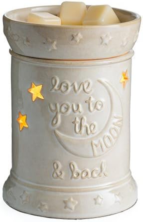 CANDLE WARMERS ETC Love You to The Moon Illumination Fragrance Warmer