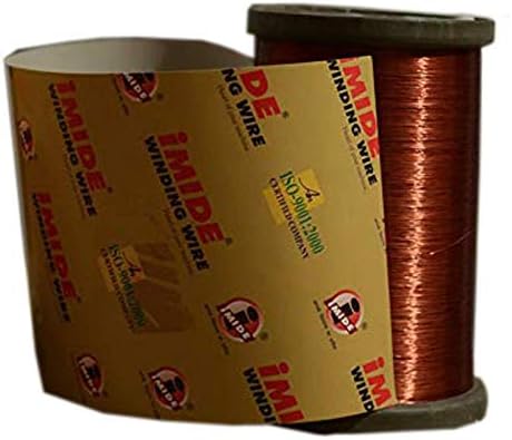Imide Wires Enamelled 100% Copper Winding Wire Electrical Grade 1kg (SWG 18)