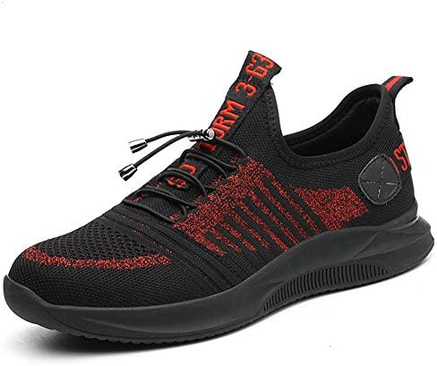 Tongzone Lightweight Kevlar Steel Toe Shoes Sneakers for Men Women, Puncture Proof Industrial Construction Safety Work Shoes
