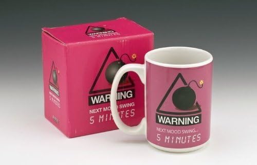 Humour Break Mug - Warning Mood Swings - Novelty gifts for Women by Luxtons